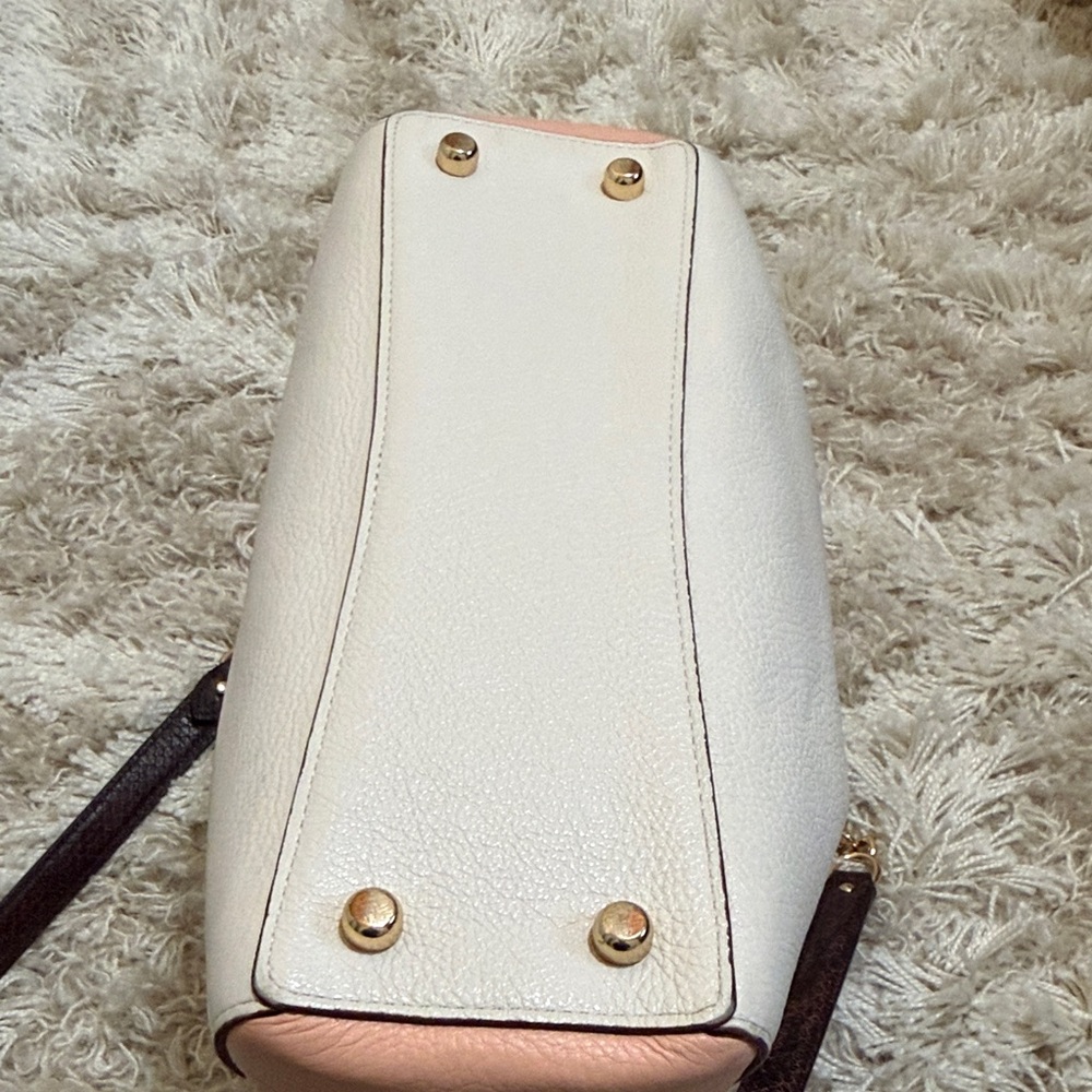 Coach Cream and Pink Tote Bag - Picture 7 of 8